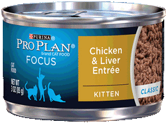 Proplan Kitten Canned Chicken & Liver Entrée 85g x 24 Tins