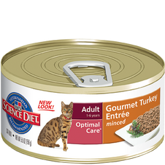 Hills Science Diet Feline Adult Gourmet Turkey Entrée 156g x 24