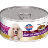 Hills Science Diet Savory Stew Adult Small & Toy Breed Beef & Vegetables 156g x 12