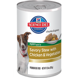 Hills Science Diet Savory Stew Puppy Chicken & Vegetables 363g x 12