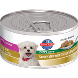 Hills Science Diet Savory Stew Puppy Small & Toy Breed Chicken & Vegetables 156g x 12