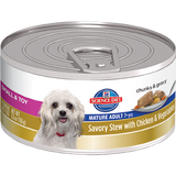 Hills Science Diet Savory Stew Mature Adult Small & Toy Breed Chicken & Vegetables 156g x 12