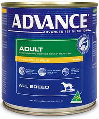 Advance Adult Dog Chicken & Rice 700g 12/tray