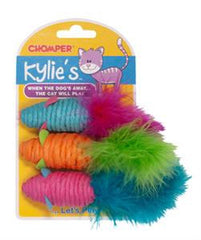 Petware Chomper Kylie's Spiral Feather Mouse