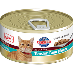 Hills Science Diet Feline Tender Dinner Adult Tuna 156g x 24