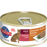 Hills Science Diet Feline Adult Gourmet Turkey Entrée 156g x 24