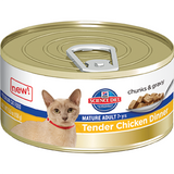 Hills Science Diet Feline Tender Dinner Mature Adult Chicken 156g x 24
