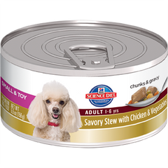 Hills Science Diet Savory Stew Adult Small & Toy Breed Chicken & Vegetables 156g x 12