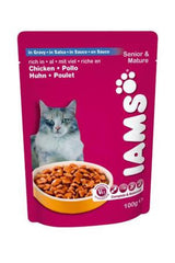 Iams Select Bites Senior Chicken and Gravy 100g