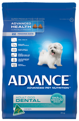 Advance Adult Dental Chicken Small/Med Breed 3kg